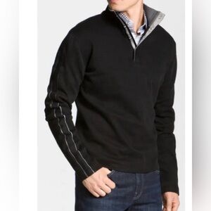 Hugo Boss 1/4 Snap Button Pullover Sweater men’s classic size L